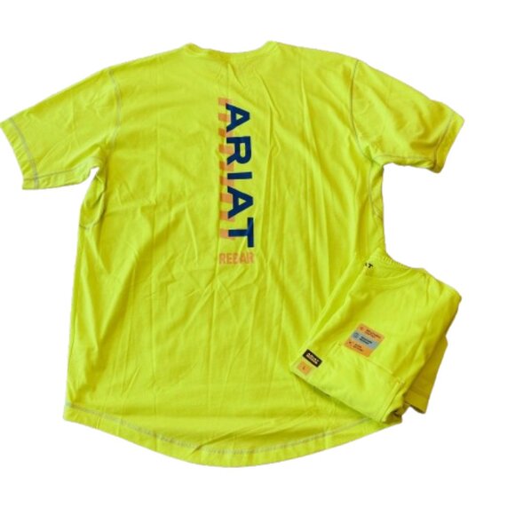 ARIAT Rebar Workman Logo T-Shirts Lot of 2 Men's Large L Sulphur Spring NWT - Picture 3 of 7